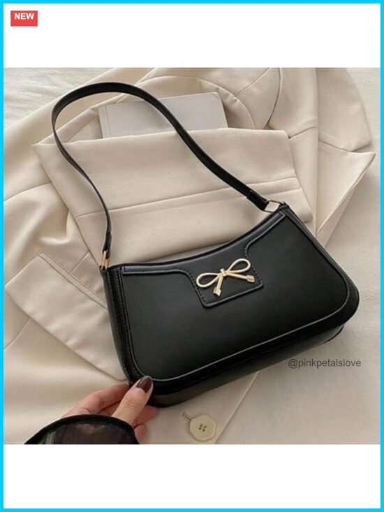 Handbags - Y2K Tote Bag Shoulder Shopper Travel Purse with Zipper Chain Strap Women Handbag